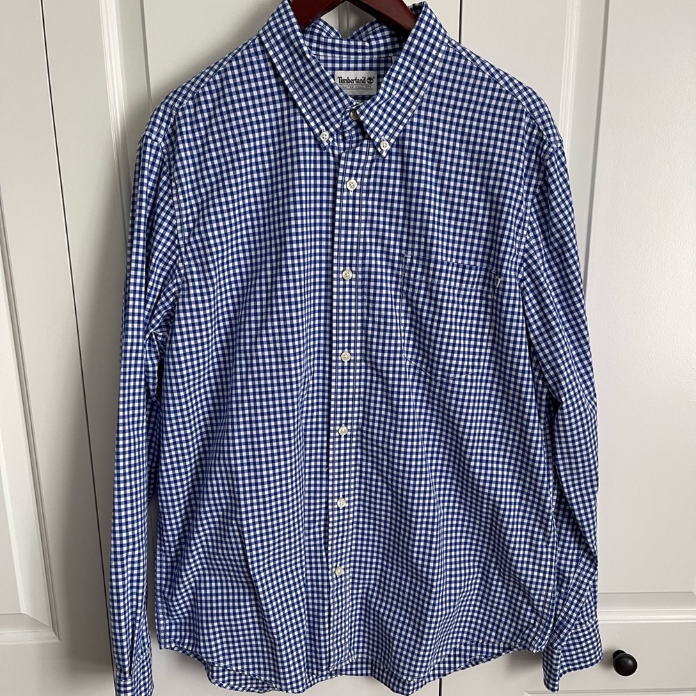 Mens XL Timberland long sleeve button down shirt